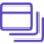 Stacked documents and files icon representing multiple files or document organization